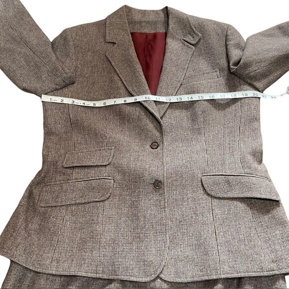 Daniel for Spellbound Vintage 💯% Wool Blazer & Skirt Set Sz 16 - Picture 12 of 16